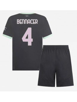 AC Milan Ismael Bennacer #4 Replika Tredje Kläder Barn 2024-25 Kortärmad (+ byxor)